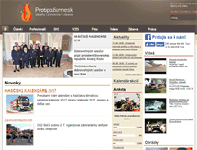 Tablet Screenshot of forum.protipoziarne.sk